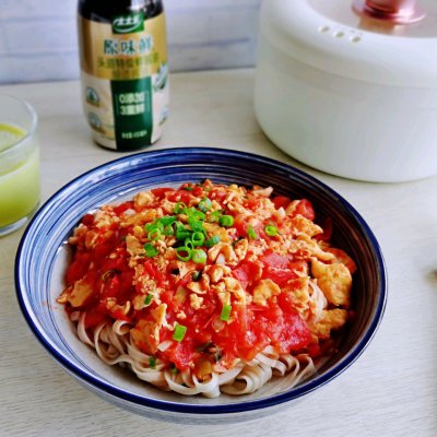 西红柿鸡蛋拌面