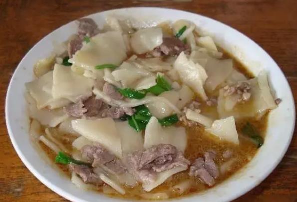 在甘肃临夏,河沿面片,你吃过吗?