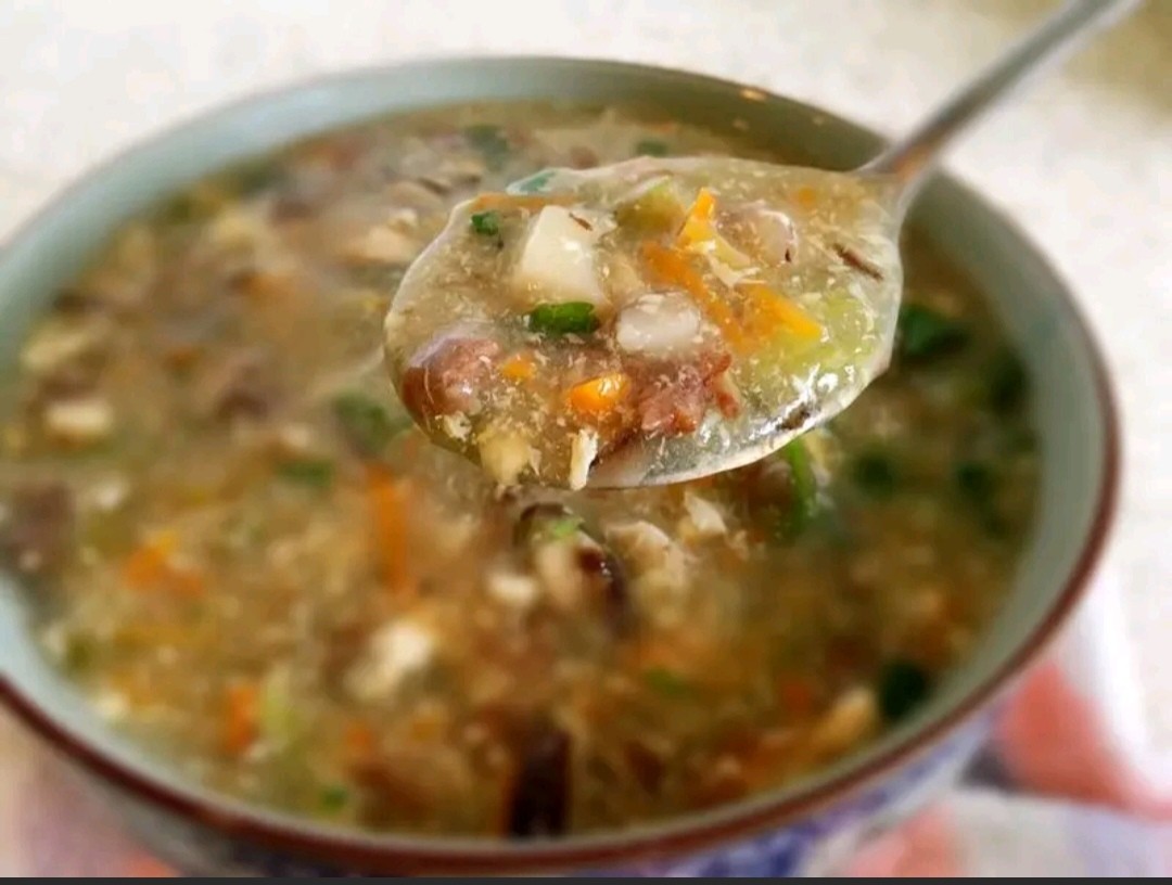 手把手教你做西湖牛肉羹餐馆的招牌菜小白一学都能会