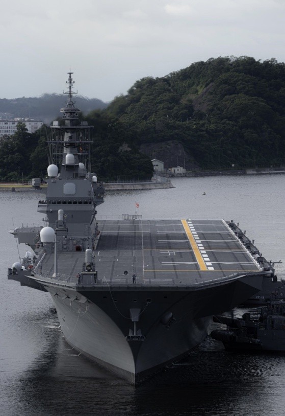 日本"出云"号改造进度很快,第一阶段已完成,几年内变身真航母