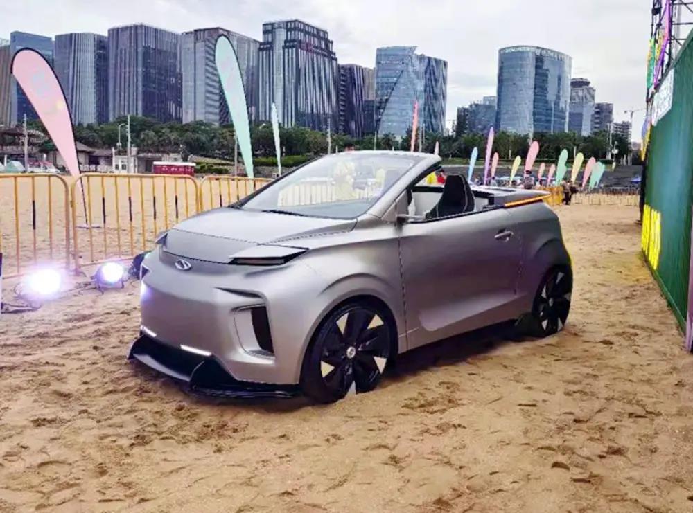 奇瑞小蚂蚁敞篷版实车亮相 双门双座 不到10万必火