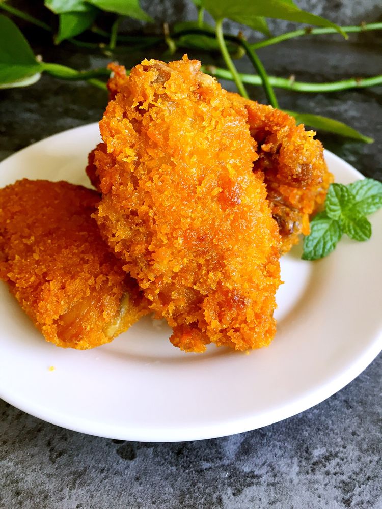 家庭版,香酥鸡翅,美味又健康