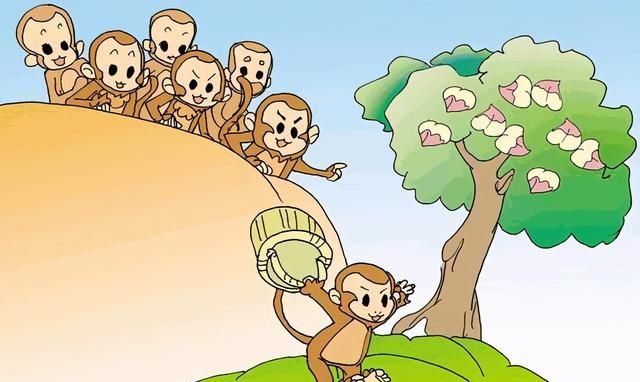 地上1只猴,树上7只猴,一共几只猴?学生回答8只,没拿到分数