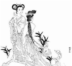 而舜也并没有让尧失望,对自己的两个妻子非常关心和爱护