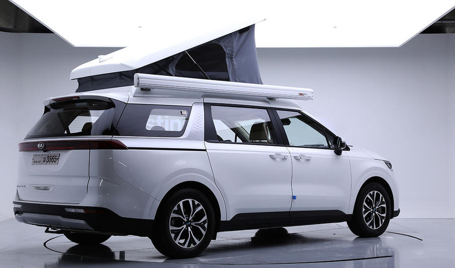 韩系动向420起亚嘉华推出露营版这才是最实用的房车