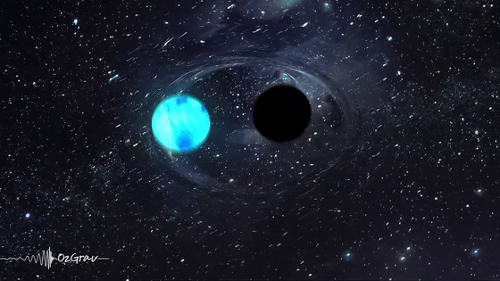 10亿年前黑洞和中子星上演宇宙大碰撞今天终于被人类观测到