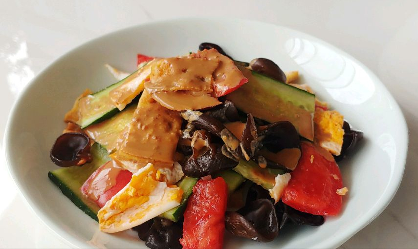 麻酱醋汁大杂拌:做法简单快捷,开胃下饭,拯救食欲不振