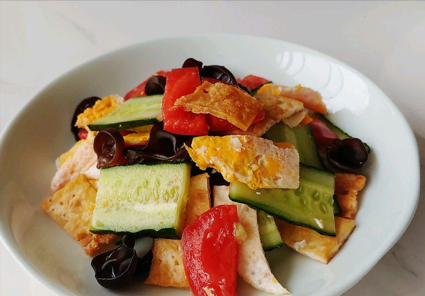 麻酱醋汁大杂拌:做法简单快捷,开胃下饭,拯救食欲不振