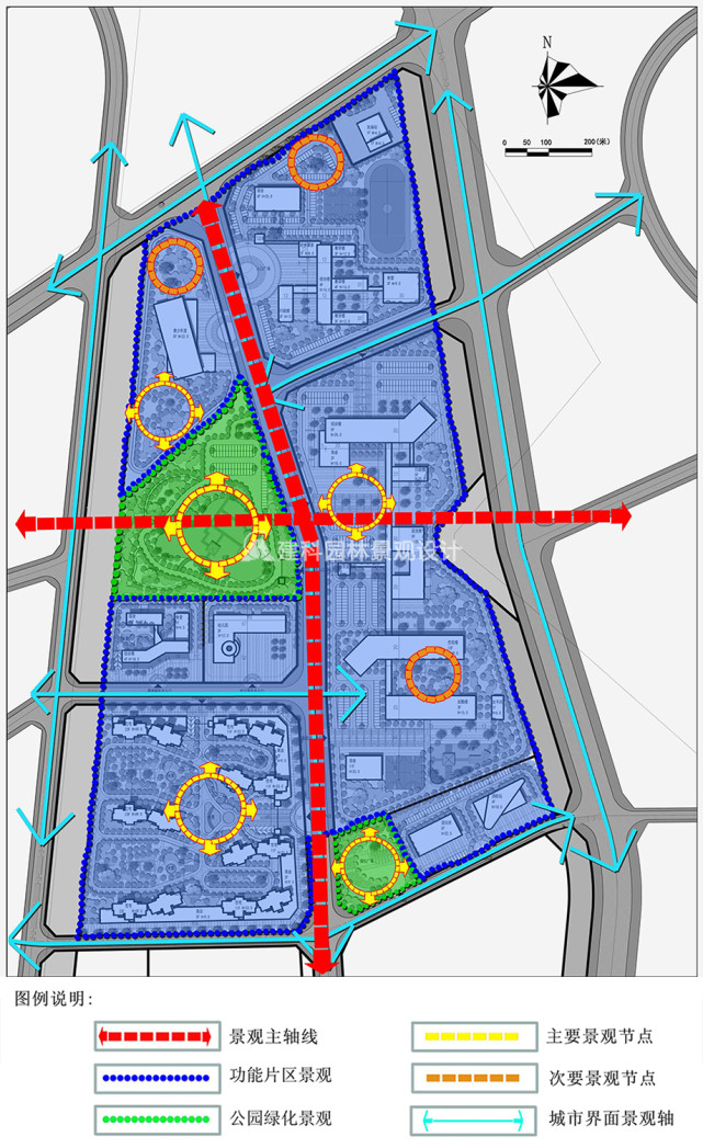 广东某小区景观风貌系统分析建科园林景观设计