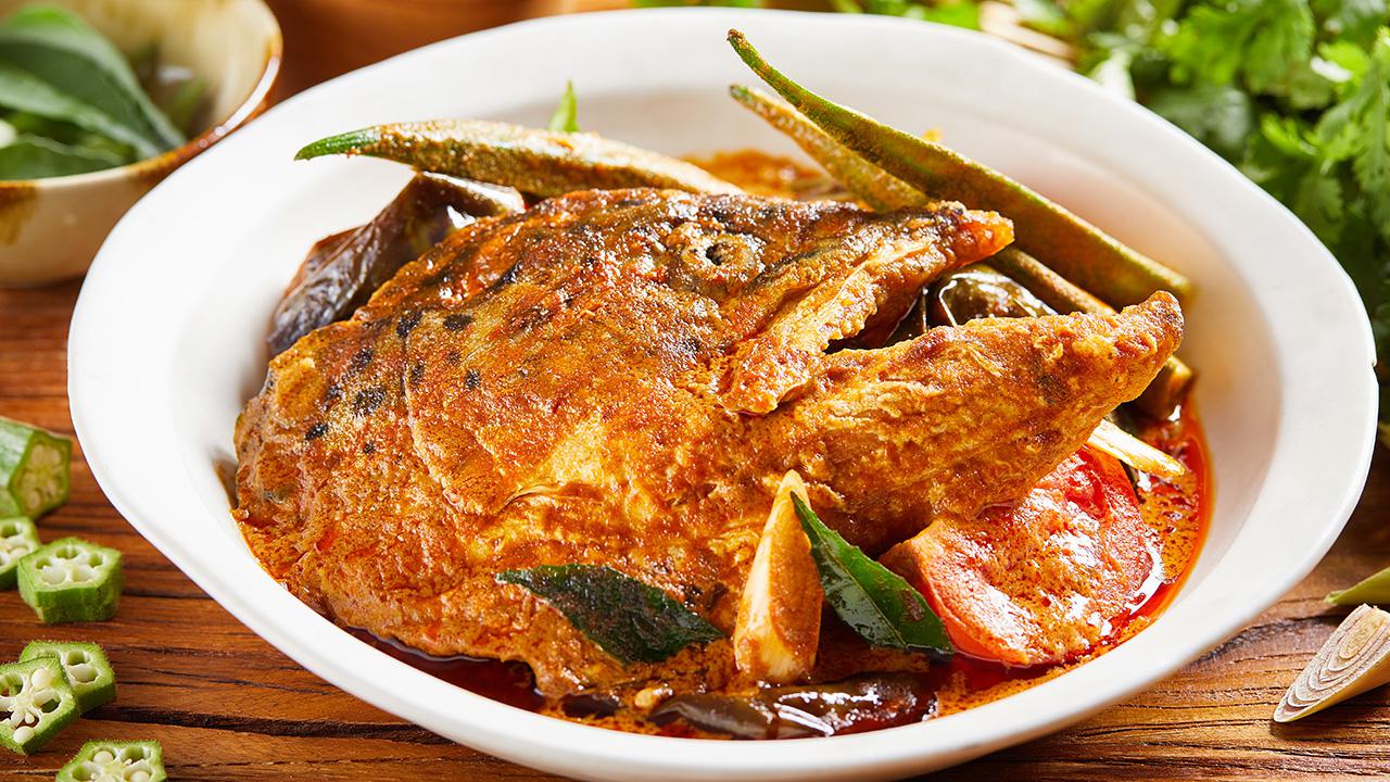 营养美味的咖喱鱼头