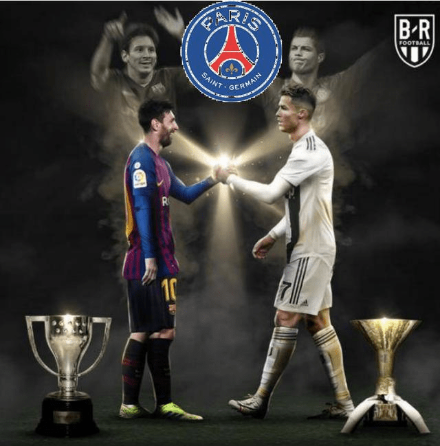 大巴黎免签3大鱼,2亿欧挖3巨星,c罗梅西一起踢球?