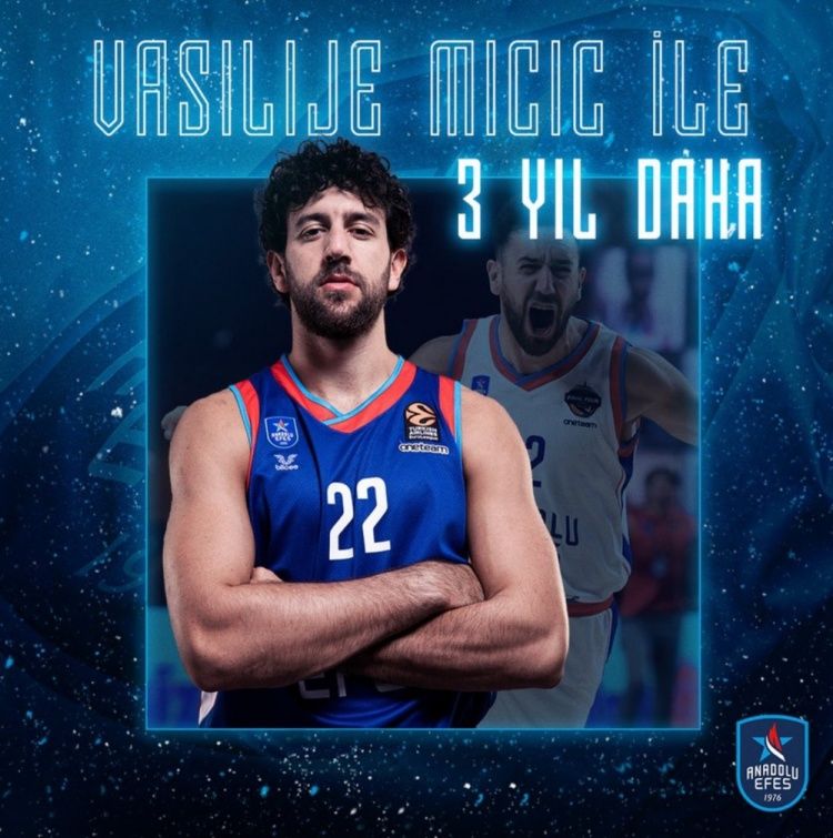 给得太多了!米西奇放弃逐梦nba 与母队艾菲斯续约3年