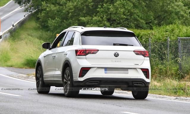 对标日产逍客,取消雾灯搭多种动力,大众t-roc探歌实车曝光