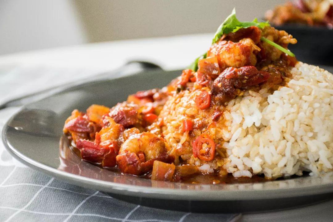 营养解馋的小龙虾盖饭