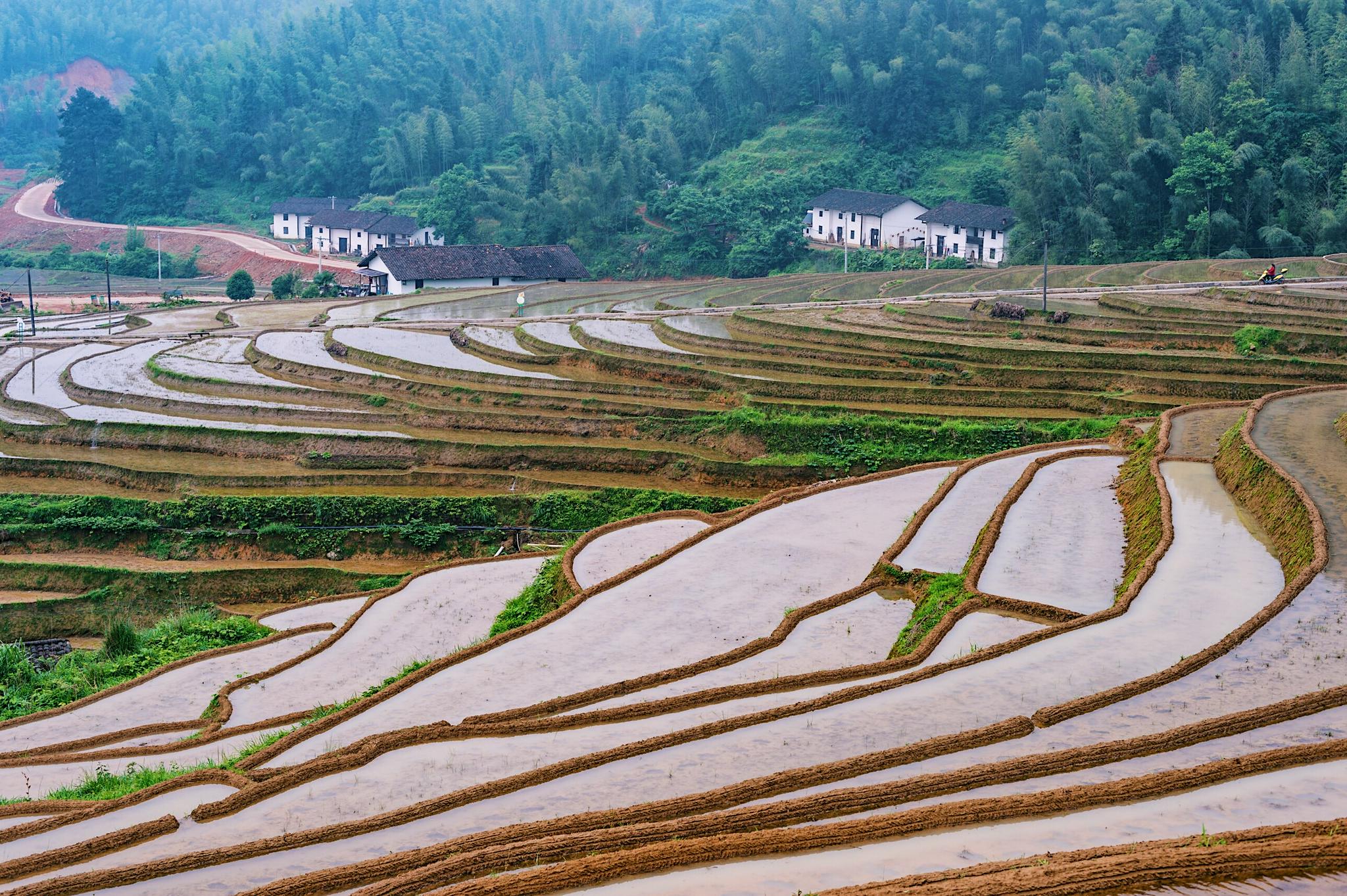 江西上堡梯田,国内三大梯田奇观之一,藏匿于深山之中鲜为人知