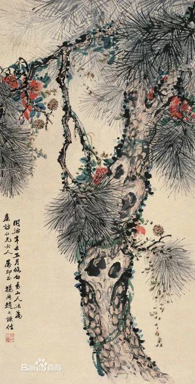 晚清海派花鸟画大师赵之谦的绘画作品欣赏