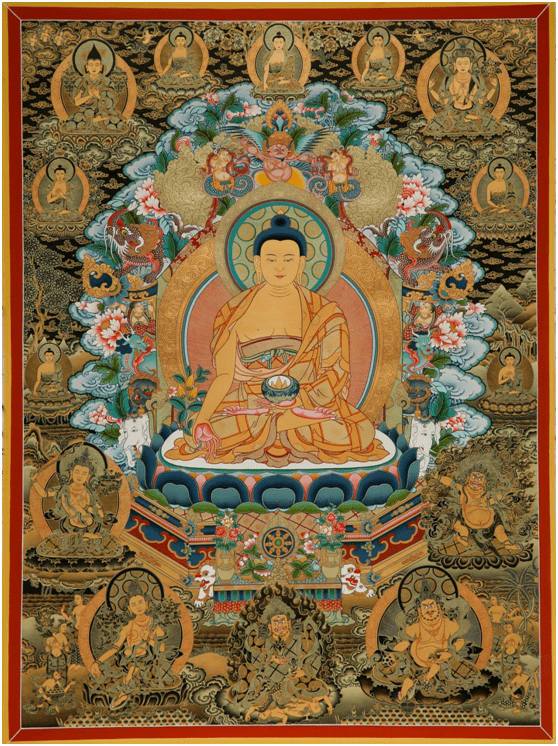 宽76cm)宗喀巴大师(高69cm 宽56)三世佛(高120cm 宽200cm)释迦摩尼五