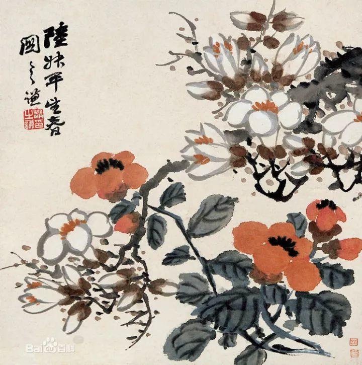 晚清海派花鸟画大师赵之谦的绘画作品欣赏