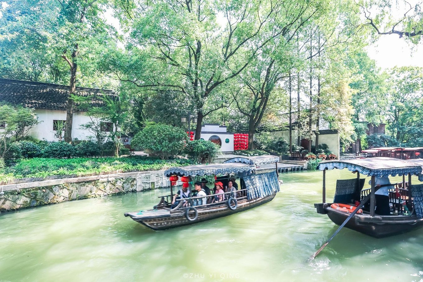 坐摇橹船下江南,感受原汁原味的水乡风情|南浔古镇|南浔|小桥流水