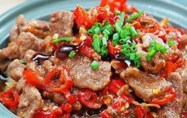 美食推荐凉拌金针菇椒香嫩牛肉粉丝牛肉煲肉丝炒芦蒿