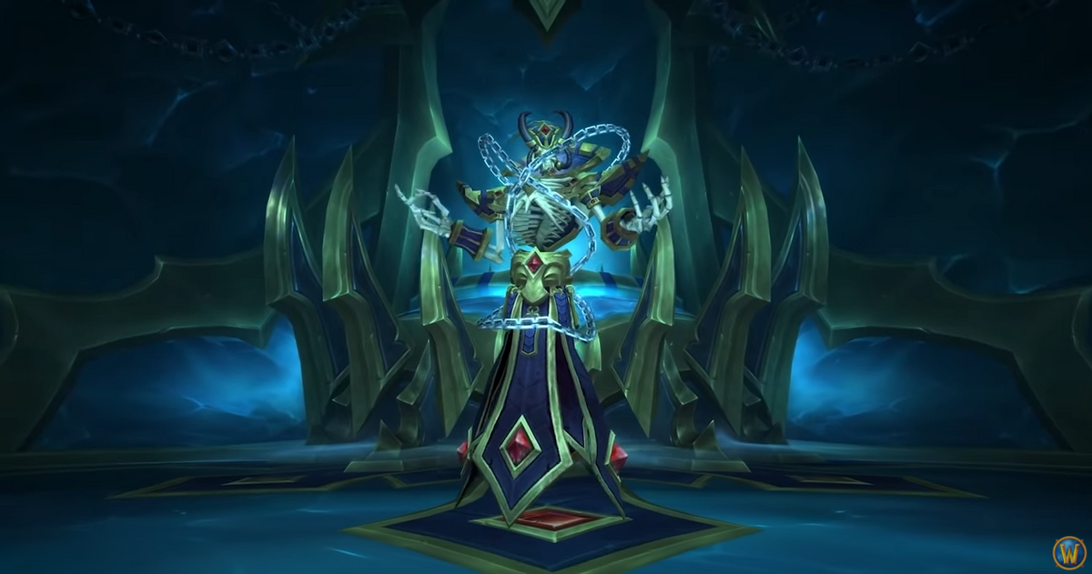 在暗影界的主城奥利波斯,我们可以看到双方的阵营领袖"非常难得"地站