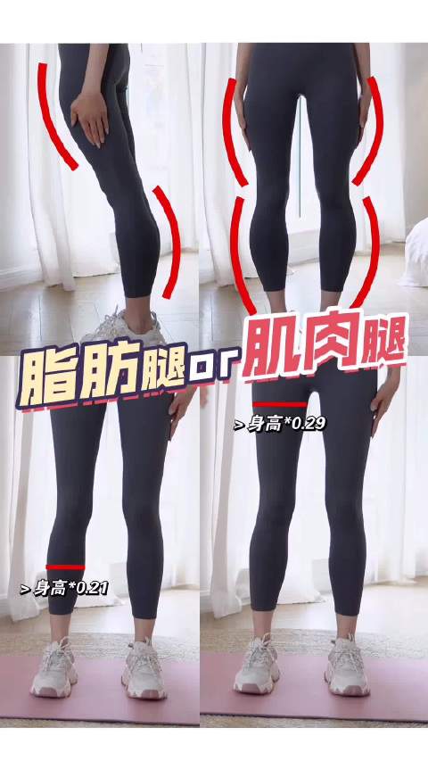 脂肪腿or肌肉腿 超围,赘肉,o/x形 了解瘦腿逻辑