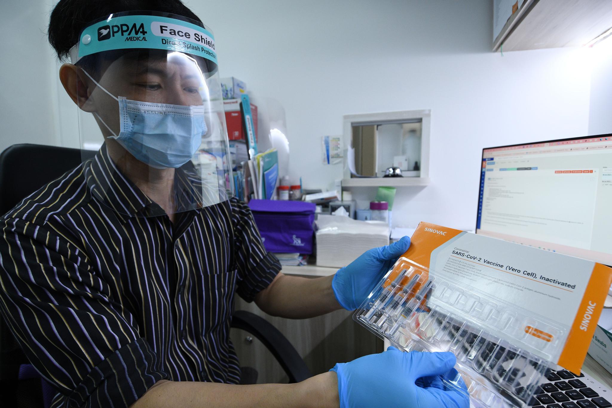 新加坡:24家私立诊所可接种科兴疫苗