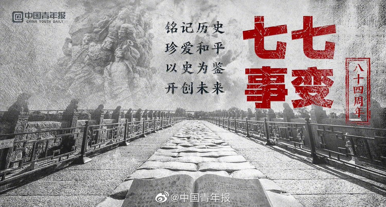 七七事变84周年 转发!这是不能忘却的纪念|七七事变|中华民族|韶华_新