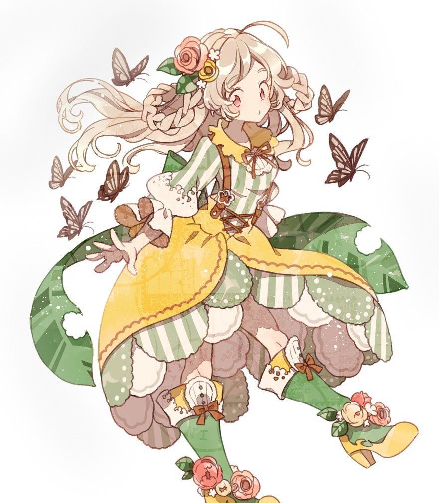 会魔法的糖果色裙装萝莉,缤纷柔和的童话少女风