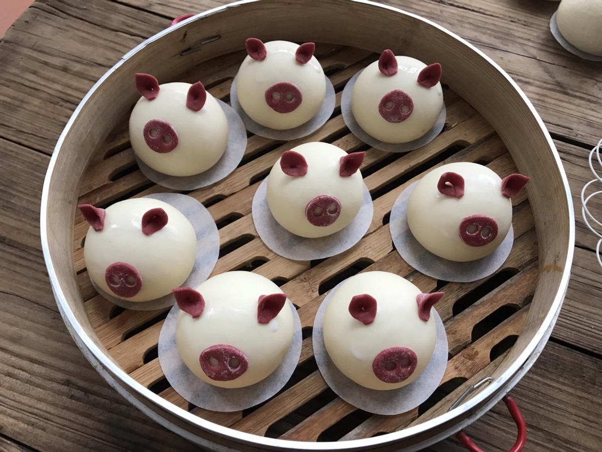可爱猪猪小馒头简单做法,美味可口,香甜软糯