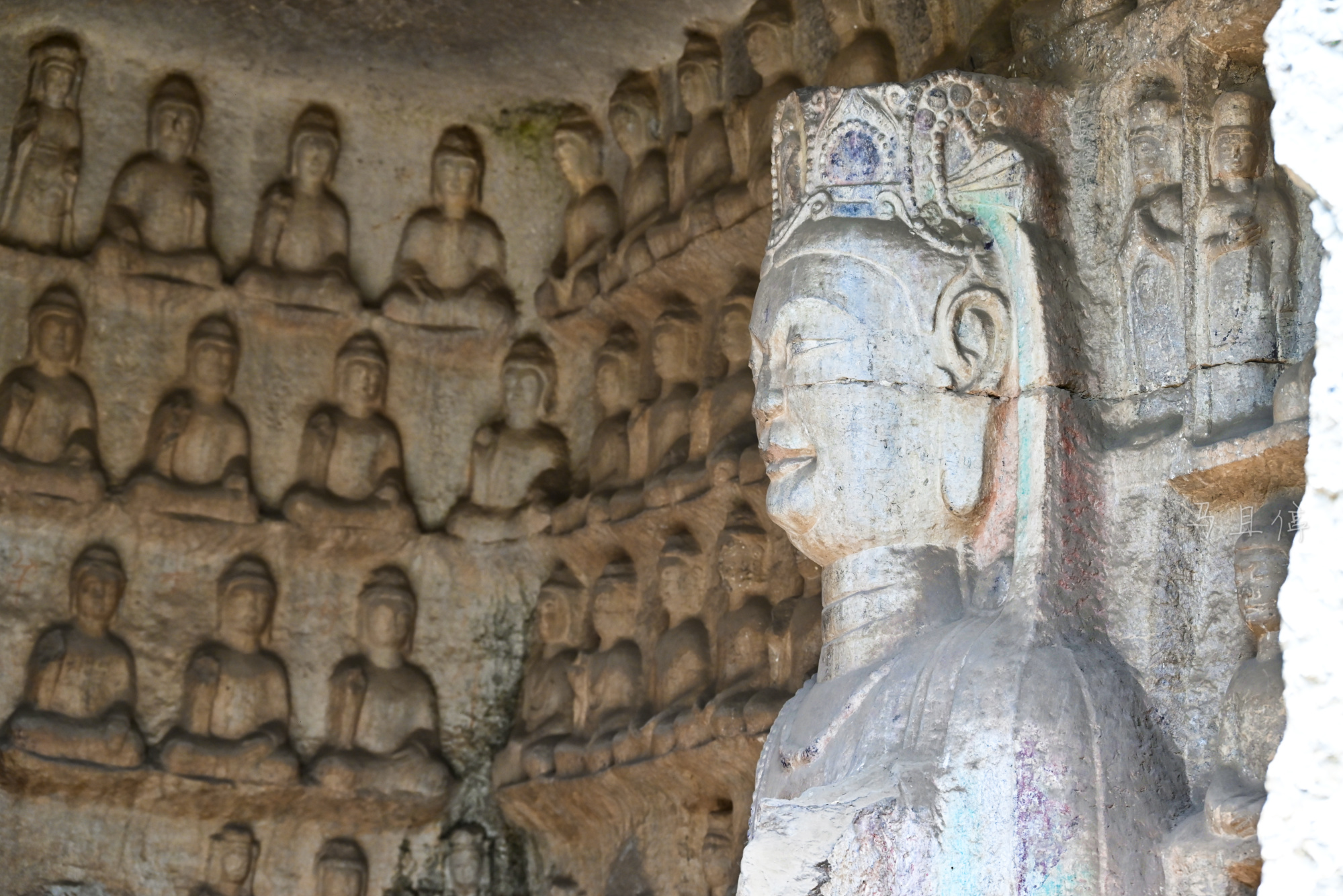 驼山石窟始于北周堪称山东第一石窟群网友还看到了波斯人的形象