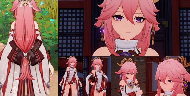 原神稻妻神像正面曝光与八重神子高度相似疑似初代雷神