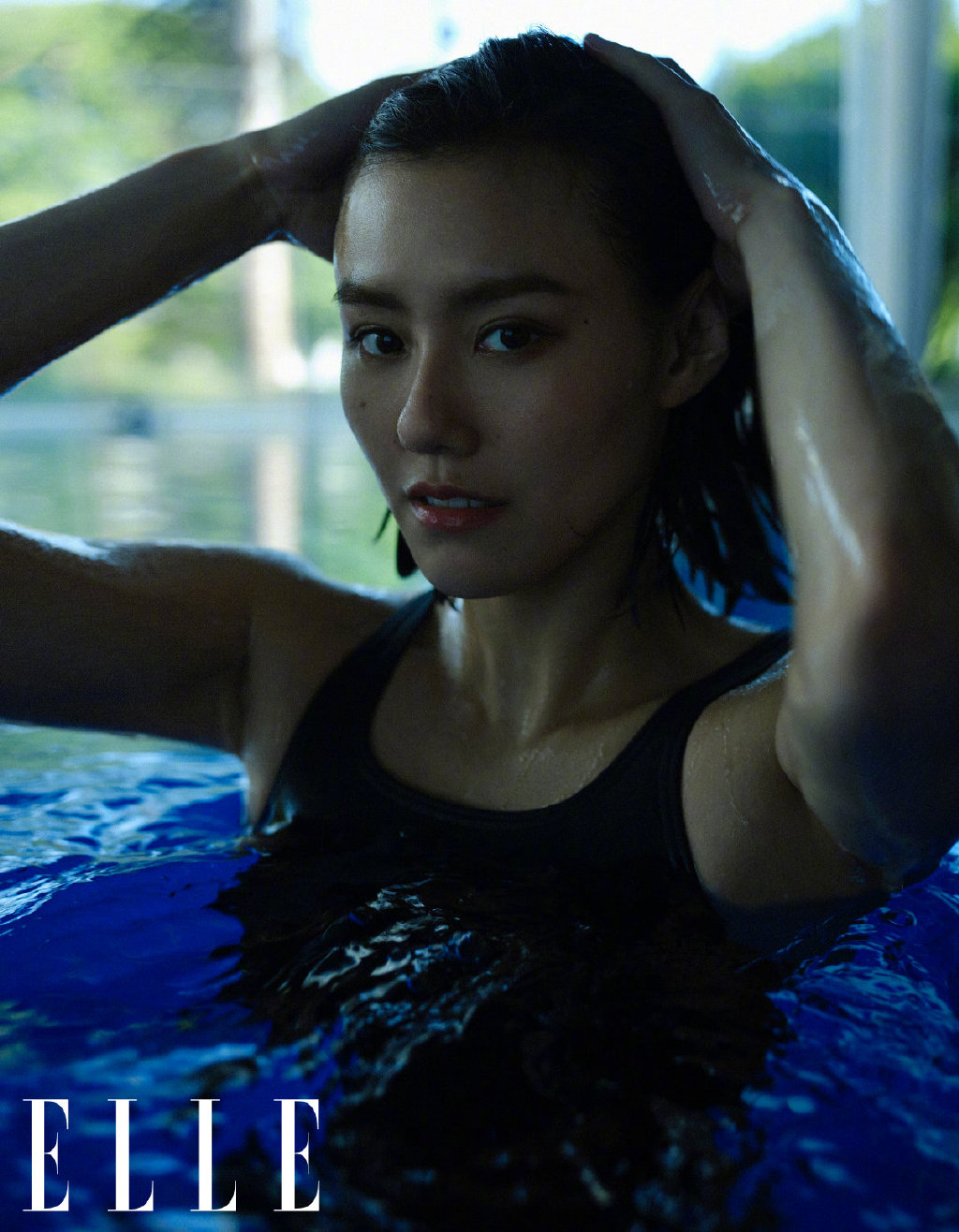 游泳运动员刘湘写真图片