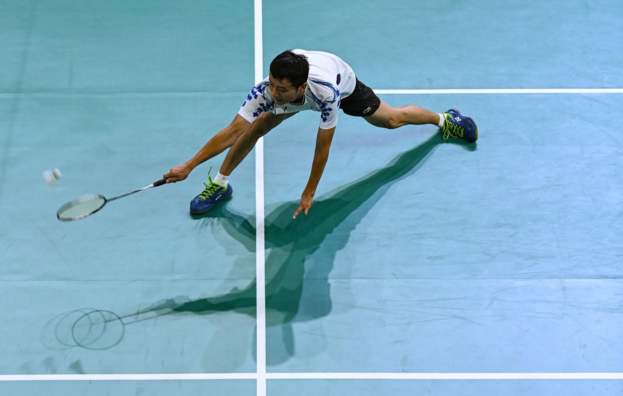 7月9日,吉林队选手金明在比赛中.新华社记者 王曦 摄