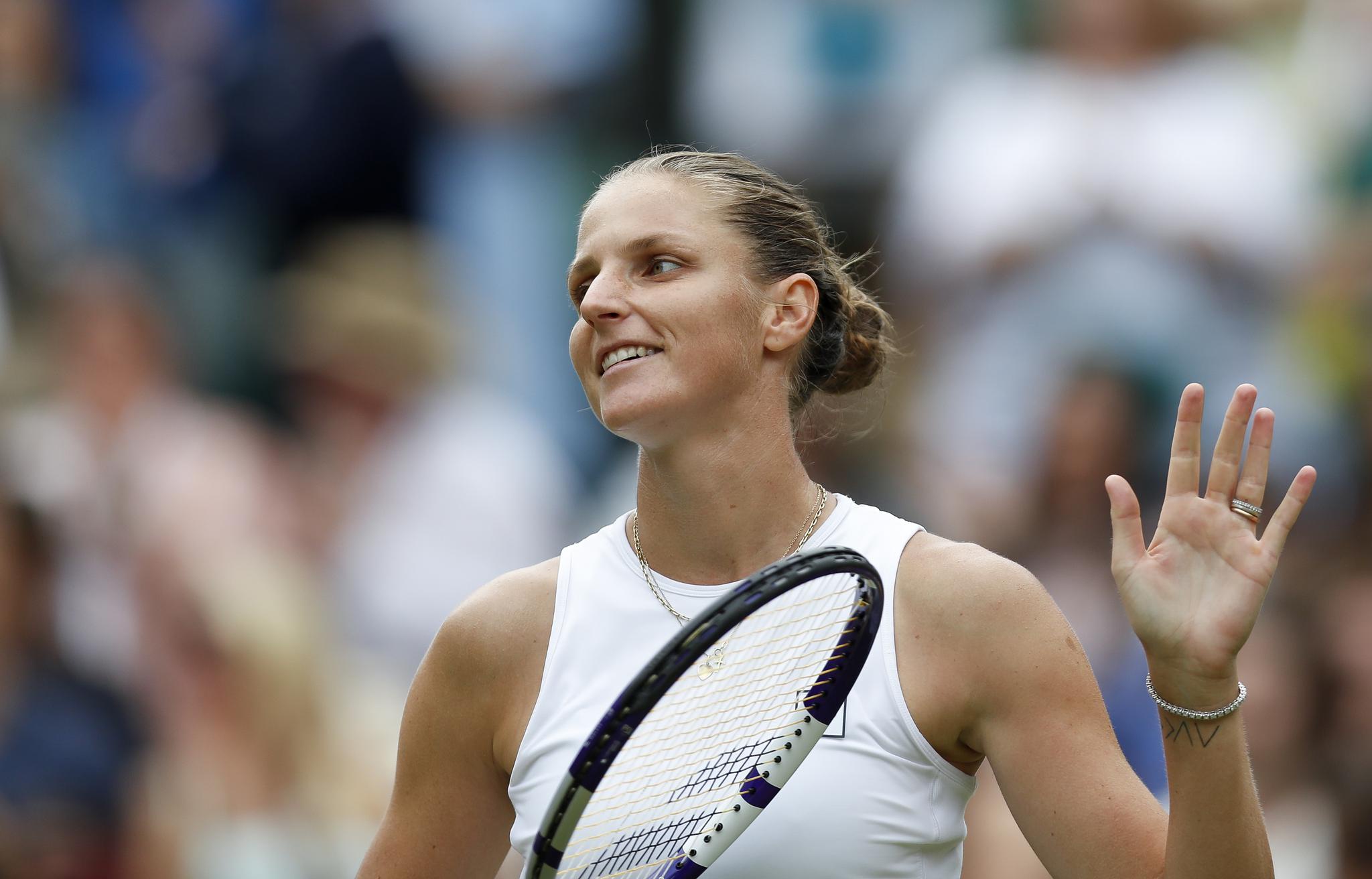 网球温网普利斯科娃晋级女单决赛