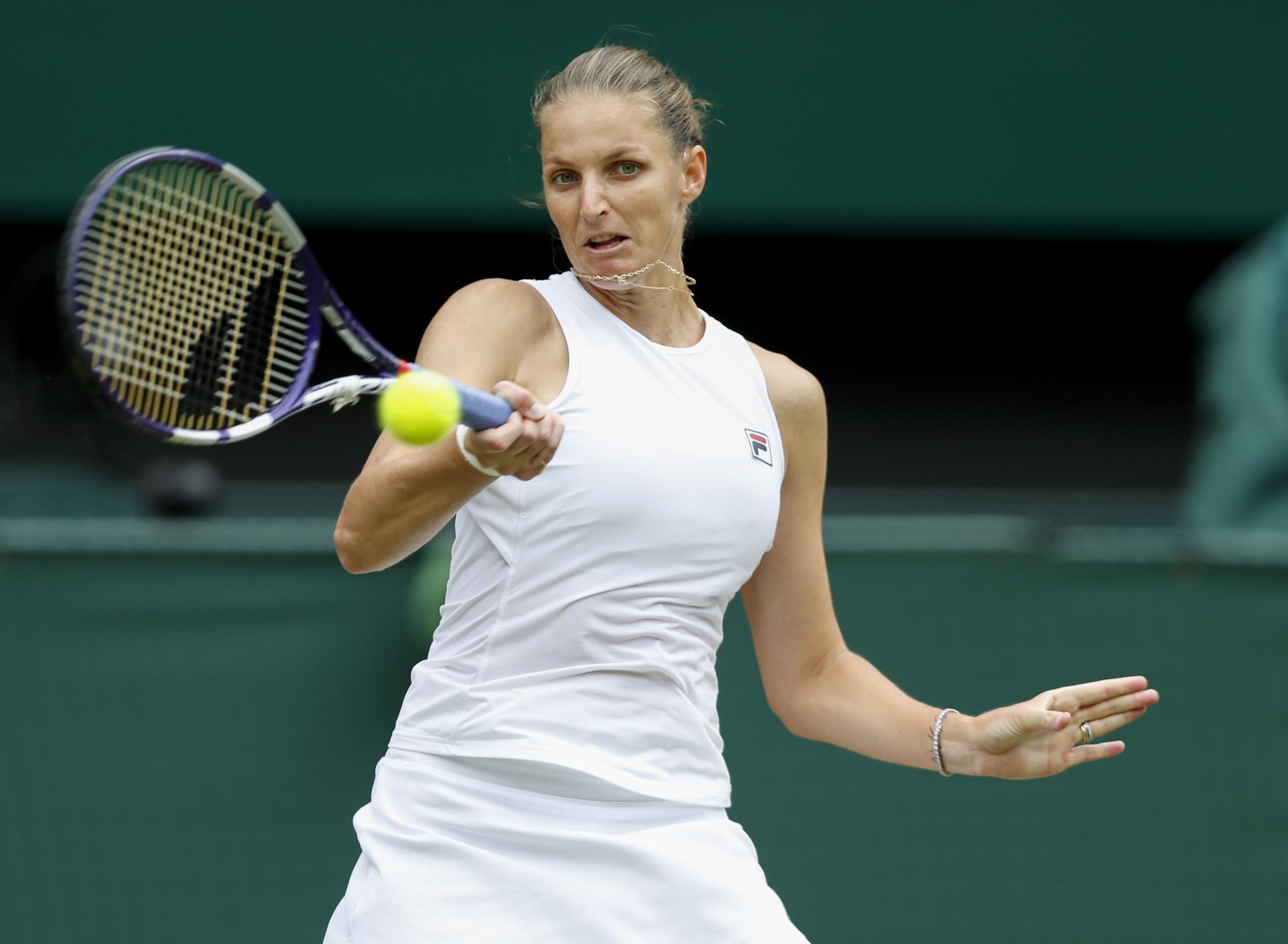 网球温网普利斯科娃晋级女单决赛