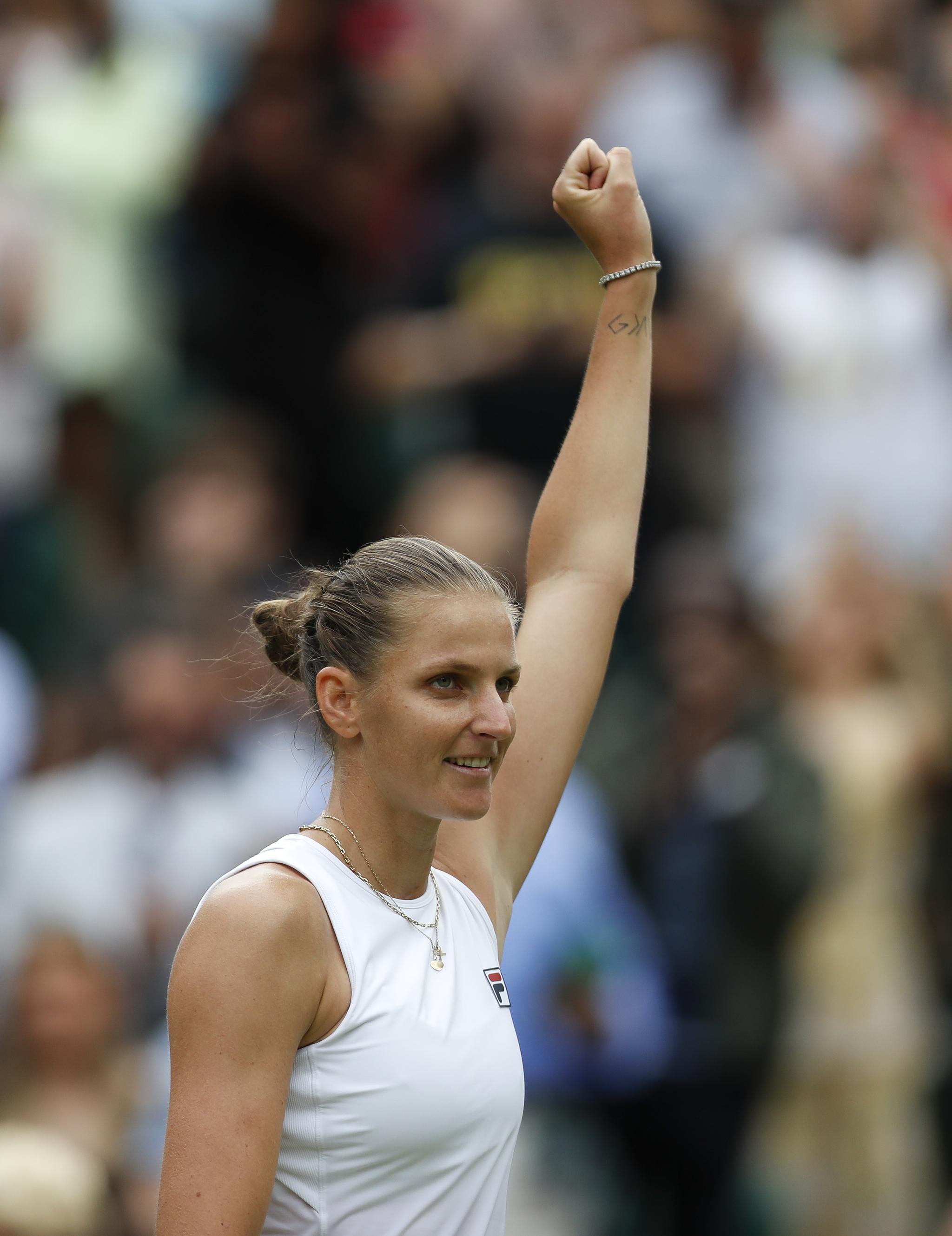 网球温网普利斯科娃晋级女单决赛