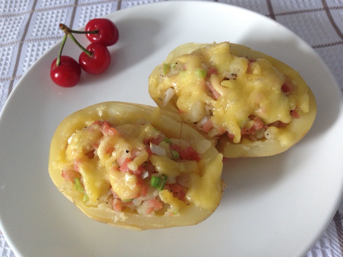 拿肉都不换的芝士焗土豆,鲜香味美超好吃,上桌秒光盘