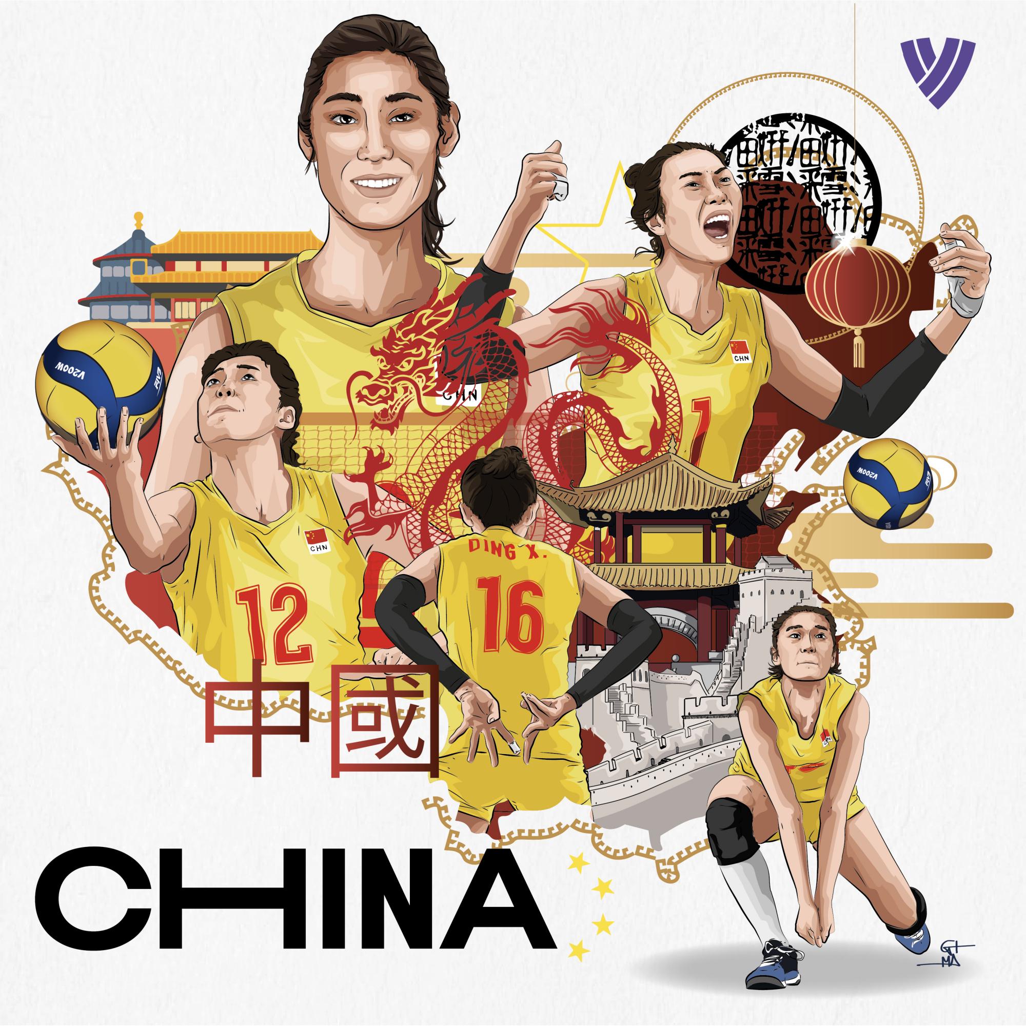 最早的七仙女到现在的八仙女,中国女排的固定首发是:主攻:朱婷 张常宁