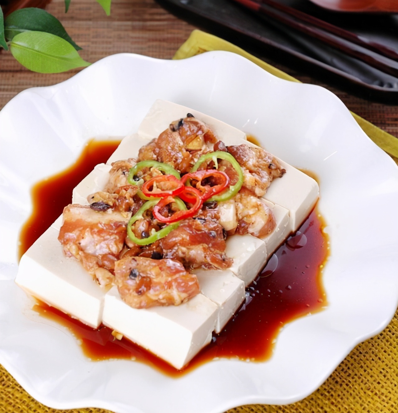 排骨蒸豆腐的做法!