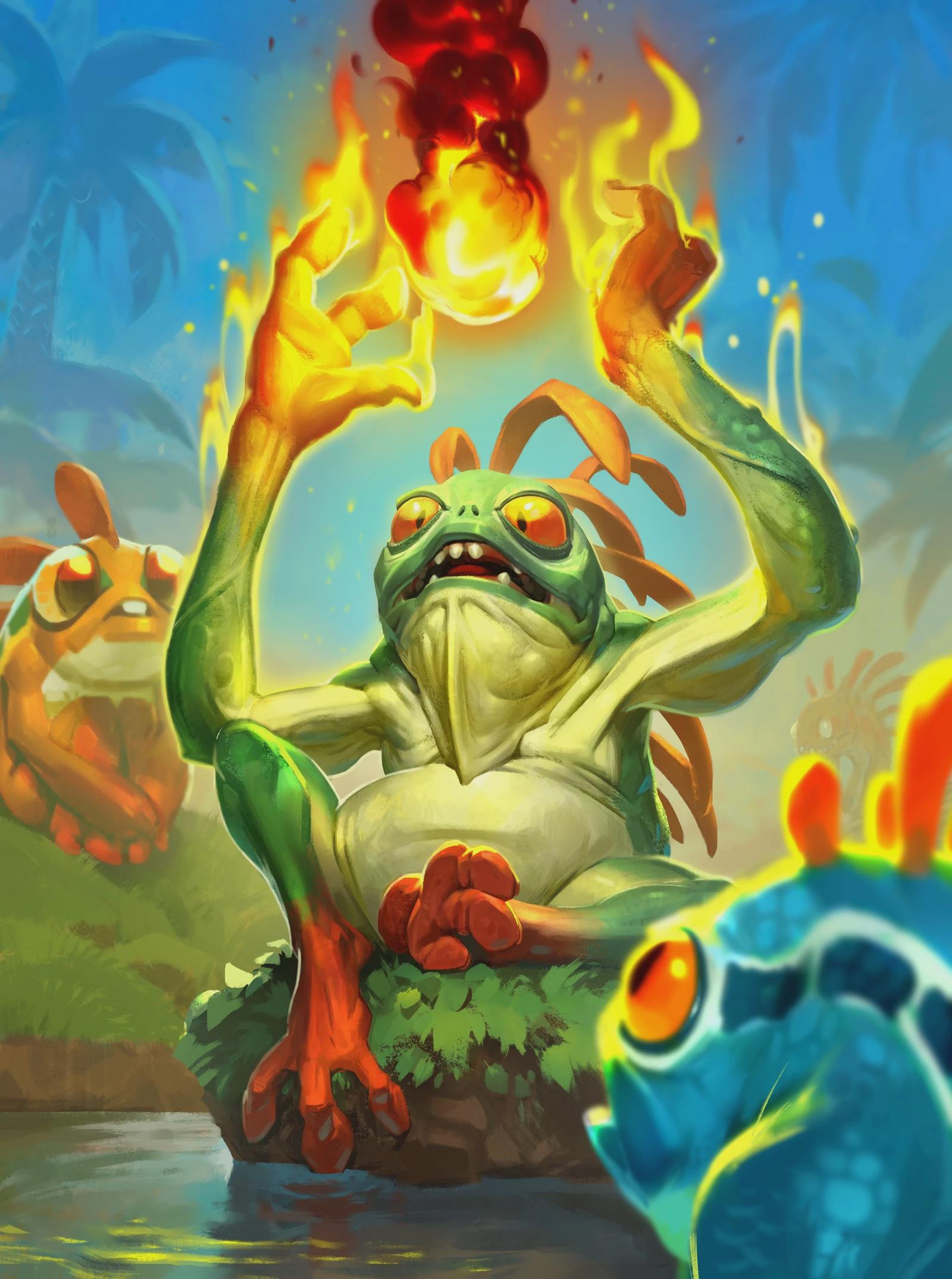 炉石传说:娱乐一夏!暴雪诚不欺我,鱼人果然前期攻势凶悍!