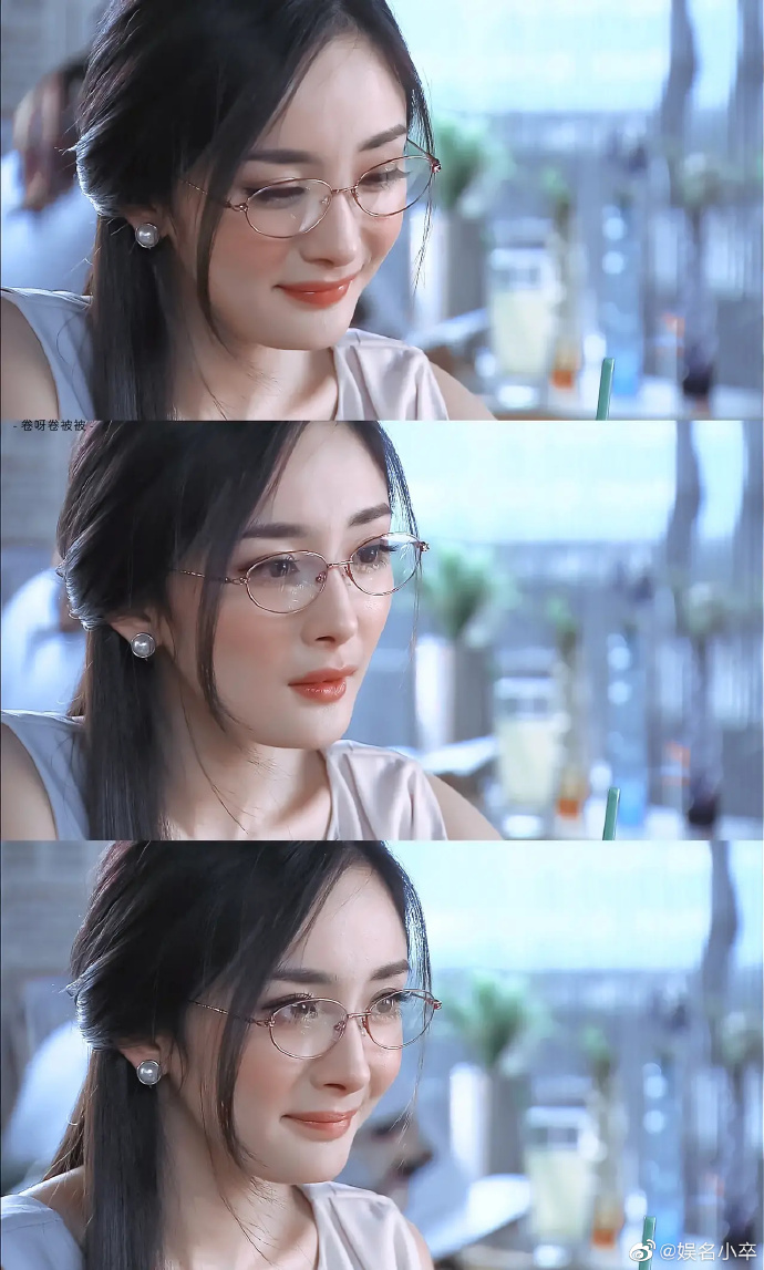 回顾下杨幂的夏晚晴!戴眼镜的晚晴真的太爱了,太有灵气了!