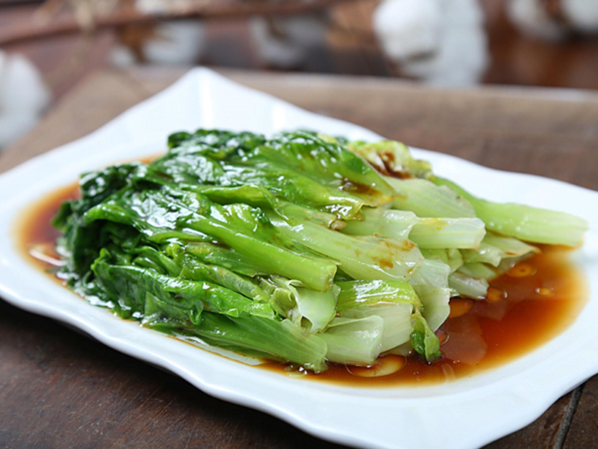 白灼生菜的做法!