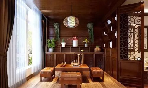 家有阳台装个高雅茶室