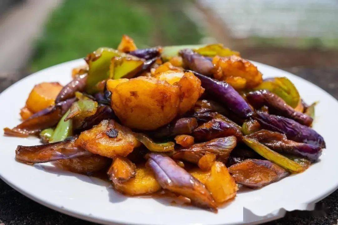 美味的茄子烧土豆