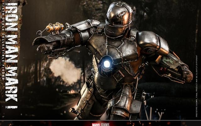 一切钢铁侠的起源即将回归hottoys宣布钢铁侠mk1合金版16人偶