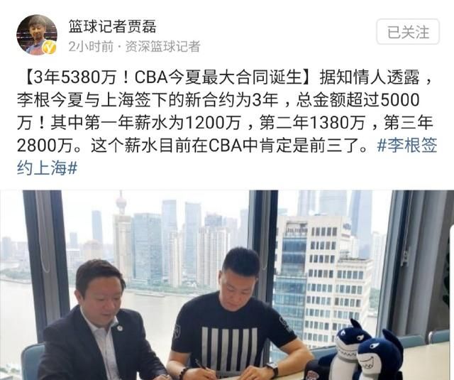 正式归队!cba最后一份天价合同诞生,易建联 周琦也没有他高