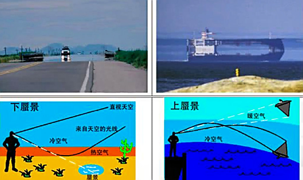 深圳海面上空出现两艘悬浮轮船,专家:不是海市蜃楼|海市蜃楼|蜃景