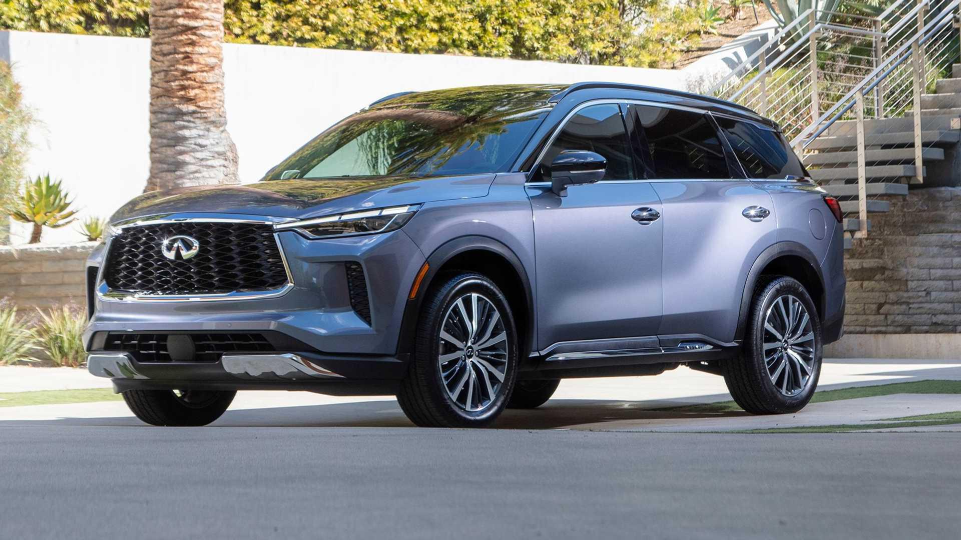 海外2022款英菲尼迪qx60海外起售价为46850美元 顶配为63250美元