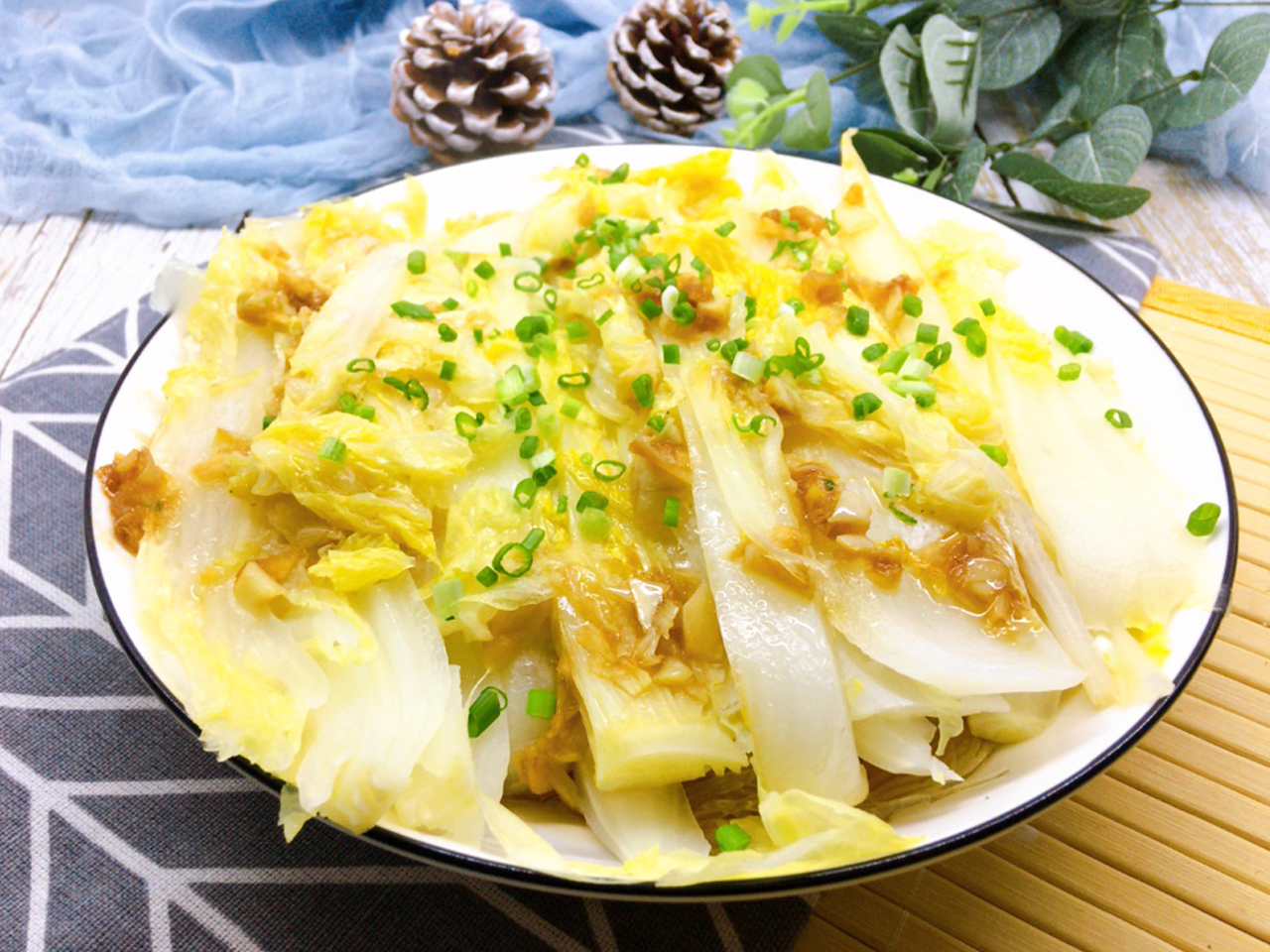 蒜蓉蒸娃娃菜的做法!|娃娃菜|蒜蓉|鸡粉_新浪新闻